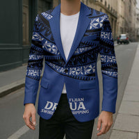 Fiji Rugby Pacific Custom Blazer Pasifika Tapa Pattern - Polynesian Pride