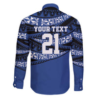 Fiji Rugby Pacific Custom Family Matching Puletasi and Hawaiian Shirt Pasifika Tapa Pattern