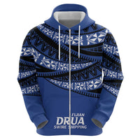 Fiji Rugby Pacific Custom Hoodie Pasifika Tapa Pattern