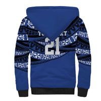 Fiji Rugby Pacific Custom Sherpa Hoodie Pasifika Tapa Pattern