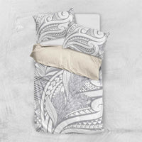 Lotu Tamaiti Samoa Siapo Bedding Set White Sunday With Teuila Torch Ginger