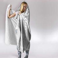 Lotu Tamaiti Samoa Siapo Hooded Blanket White Sunday With Teuila Torch Ginger