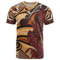 Vintage Samoa Siapo T Shirt With Teuila Torch Ginger