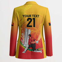 Custom Cricket PNG East Asia-Pacific Blazer Papua New Guinea Rise to Power - Polynesian Pride