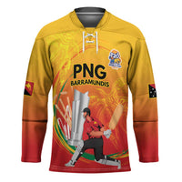 Custom Cricket PNG East Asia-Pacific Hockey Jersey Papua New Guinea Rise to Power - Polynesian Pride