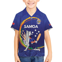 Custom Cricket Samoa East Asia-Pacific Hawaiian Shirt Samoa Storming the Limits - Polynesian Pride