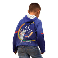 Custom Cricket Samoa East Asia-Pacific Kid Hoodie Samoa Storming the Limits - Polynesian Pride