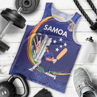 Custom Cricket Samoa East Asia-Pacific Men Tank Top Samoa Storming the Limits - Polynesian Pride