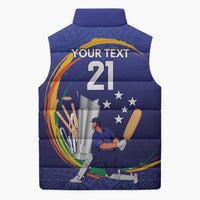 Custom Cricket Samoa East Asia-Pacific Sleeveless Puffer Jacket Samoa Storming the Limits LT9 - Polynesian Pride
