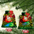 Personalised Vanuatu Joyeux Noel Ceramic Ornament Christmas Santas God Yumi LT9 Bell Flake Reggae - Polynesian Pride