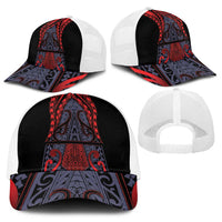 New Zealand Baseball Net Cap Maori Kiwiana Pattern Tukutuku Motif