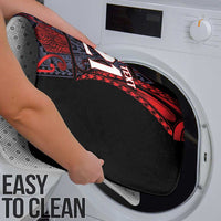 Custom New Zealand Bathroom Set Maori Kiwiana Pattern Tukutuku Motif