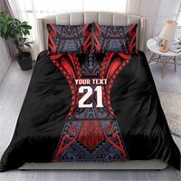 Custom New Zealand Bedding Set Maori Kiwiana Pattern Tukutuku Motif LT9 - Polynesian Pride