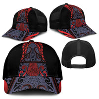 New Zealand Mesh Trucker Cap Maori Kiwiana Pattern Tukutuku Motif