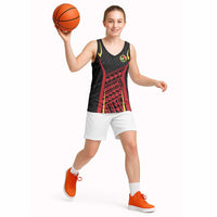 Custom Oceania Football Papua New Guinea Basketball Jersey Polynesian Tribal Pattern LT9 - Polynesian Pride