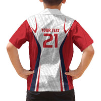 Custom Oceania Football Tahiti Hawaiian Shirt Polynesian Tribal Pattern