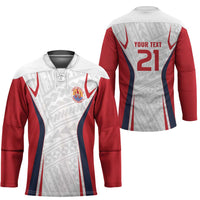 Custom Oceania Football Tahiti Hockey Jersey Polynesian Tribal Pattern LT9 - Polynesian Pride