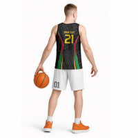 Custom Oceania Football Vanuatu Basketball Jersey Polynesian Tribal Pattern