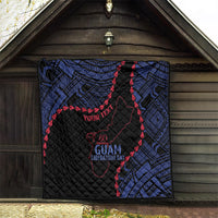 Personalized Guam 80th Anniversary Liberation Day Quilt Guahan Basic Seal
