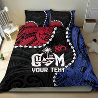 Personalized Guam 80th Anniversary Liberation Day Bedding Set Tano I Man Chamoru Since 1944