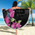 Guahan Puti Tai Nobiu Beach Blanket Guam Bougainvillea Flower Art