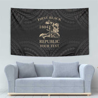 Personalized Haiti First Black Republic Tapestry Negre Marron With Map And Flag LT9 - Polynesian Pride