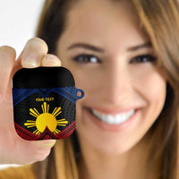 Personalized Philippines AirPods Case Polynesian Tribal Tattoo with Filipino Flag Motif - Polynesian Pride