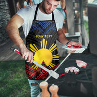 Personalized Philippines Apron Polynesian Tribal Tattoo with Filipino Flag Motif LT9 - Polynesian Pride