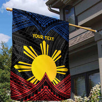 Personalized Philippines Garden Flag Polynesian Tribal Tattoo with Filipino Flag Motif