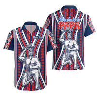 Personalised Aotearoa Father's Day Gift For Dad Hawaiian Shirt Aroha Ahau Ki A Koe Papa - Maori Style Pattern LT9 - Polynesian Pride