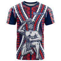 Custom Aotearoa Fathers Day Gift For Dad T Shirt Aroha Ahau Ki A Koe Papa Maori Style Pattern LT9 Red - Polynesian Pride