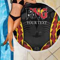 Personalised Papua New Guinea Remembrance Day Beach Blanket LT9 - Polynesian Pride