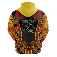 Personalised Papua New Guinea Remembrance Day Hoodie LT9 - Polynesian Pride
