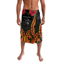 Personalised Papua New Guinea Remembrance Day Lavalava