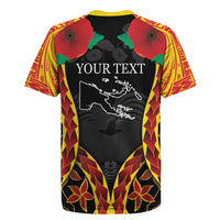 Personalised Papua New Guinea Remembrance Day Rugby Jersey