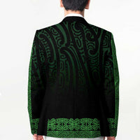 New Zealand Maori Kowhaiwhai Blazer Kakariki Maui and Mangopare - Polynesian Pride