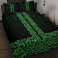 New Zealand Maori Kowhaiwhai Quilt Bed Set Kakariki Maui and Mangopare
