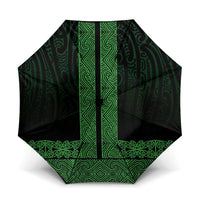 New Zealand Maori Kowhaiwhai Umbrella Kakariki Maui and Mangopare - Polynesian Pride
