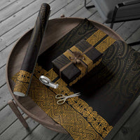 New Zealand Maori Kowhaiwhai Wrapping Paper Karaka Maui and Mangopare - Polynesian Pride