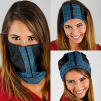 New Zealand Maori Kowhaiwhai Neck Gaiter Kikorangi Maui and Mangopare - Polynesian Pride
