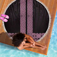 New Zealand Maori Kowhaiwhai Beach Blanket Mawhero Maui and Mangopare