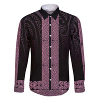 New Zealand Maori Kowhaiwhai Family Matching Off Shoulder Short Dress and Hawaiian Shirt Mawhero Maui and Mangopare