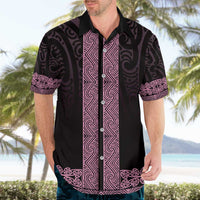 New Zealand Maori Kowhaiwhai Hawaiian Shirt Mawhero Maui and Mangopare