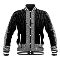 New Zealand Maori Kowhaiwhai Baseball Jacket Pango Maui and Mangopare
