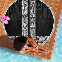 New Zealand Maori Kowhaiwhai Beach Blanket Pango Maui and Mangopare