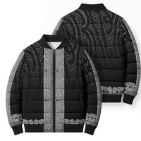 New Zealand Maori Kowhaiwhai Bomber Puffer Jacket Pango Maui and Mangopare - Polynesian Pride