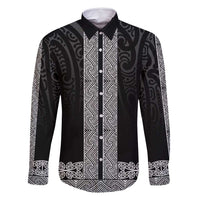 New Zealand Maori Kowhaiwhai Family Matching Mermaid Dress and Hawaiian Shirt Pango Maui and Mangopare