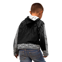 New Zealand Maori Kowhaiwhai Kid Hoodie Pango Maui and Mangopare LT9 - Polynesian Pride