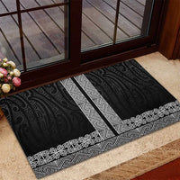 New Zealand Maori Kowhaiwhai Rubber Doormat Pango Maui and Mangopare