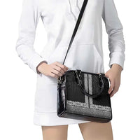 New Zealand Maori Kowhaiwhai Shoulder Handbag Pango Maui and Mangopare